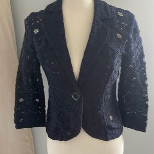 Tabitha size 2 blazer navy blue